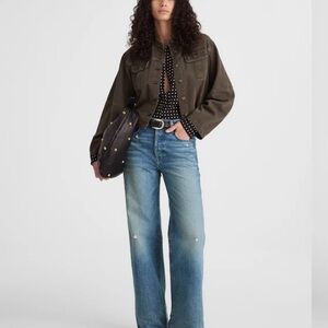 NWT Madewell Low Slung Baggy Denim Jeans size 28